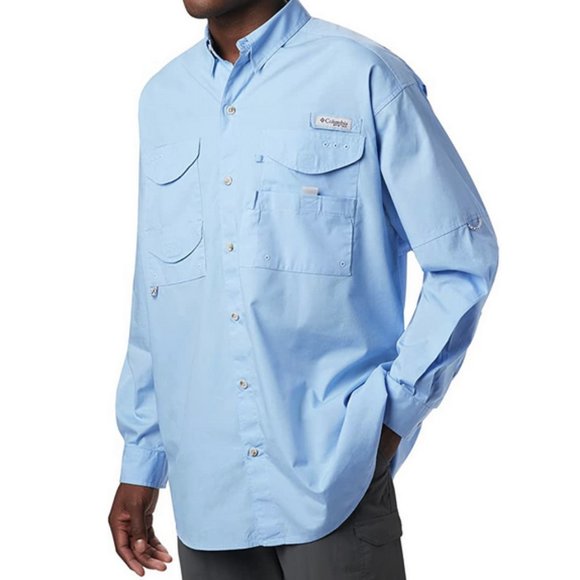 Columbia Men's Big & Tall Bonehead Long Sleeve Shirt 6X - Picture 1 of 5
